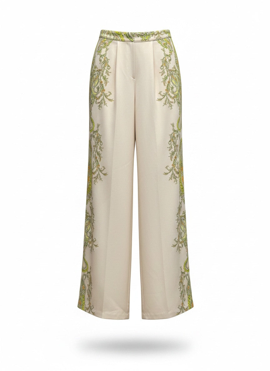 Vassia Kostara Printed Tailored Pants – Size Medium