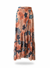 Vassia Kostara Floral Wrap Skirt – Fits S/M