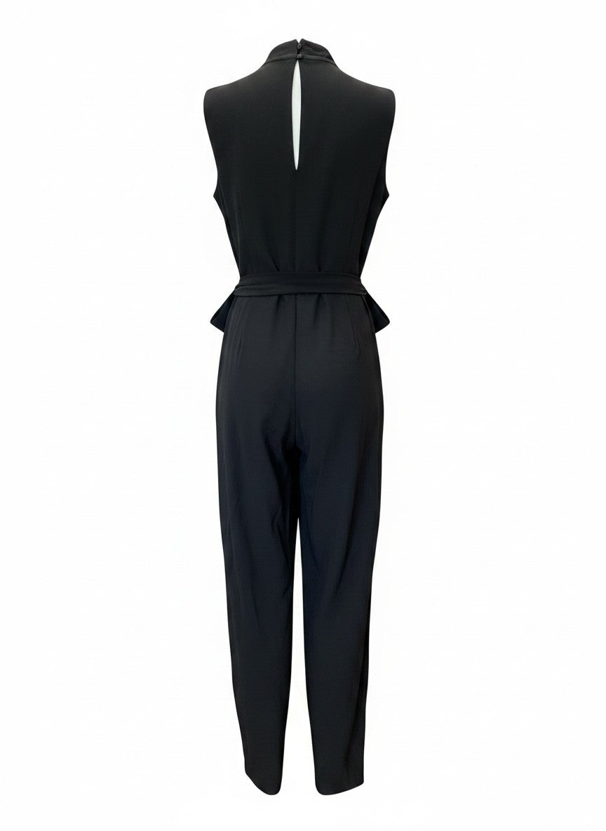 Zeus + Dione Black Sleeveless Jumpsuit – Size 42