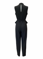 Zeus + Dione Black Sleeveless Jumpsuit – Size 42