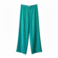Zeus + Dione Green Wide-Leg Pants – Size 36