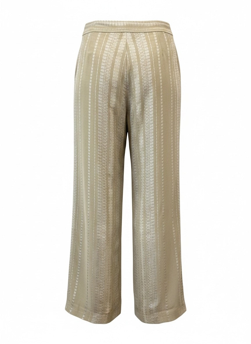 Zeus + Dione Khaki Elastic-Waist Pants – Size 26