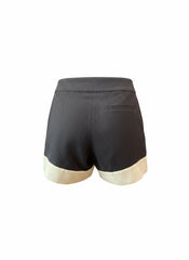 Zeus + Dione Black & Beige Shorts – Size 36