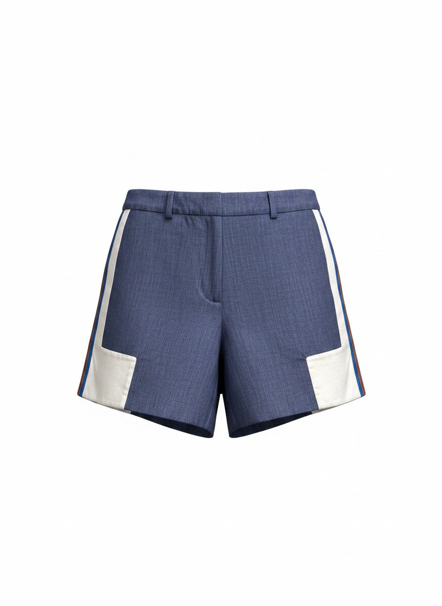 Zeus & Dione Tailored Denim Shorts - Size 38