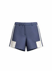 Zeus & Dione Tailored Denim Shorts - Size 38