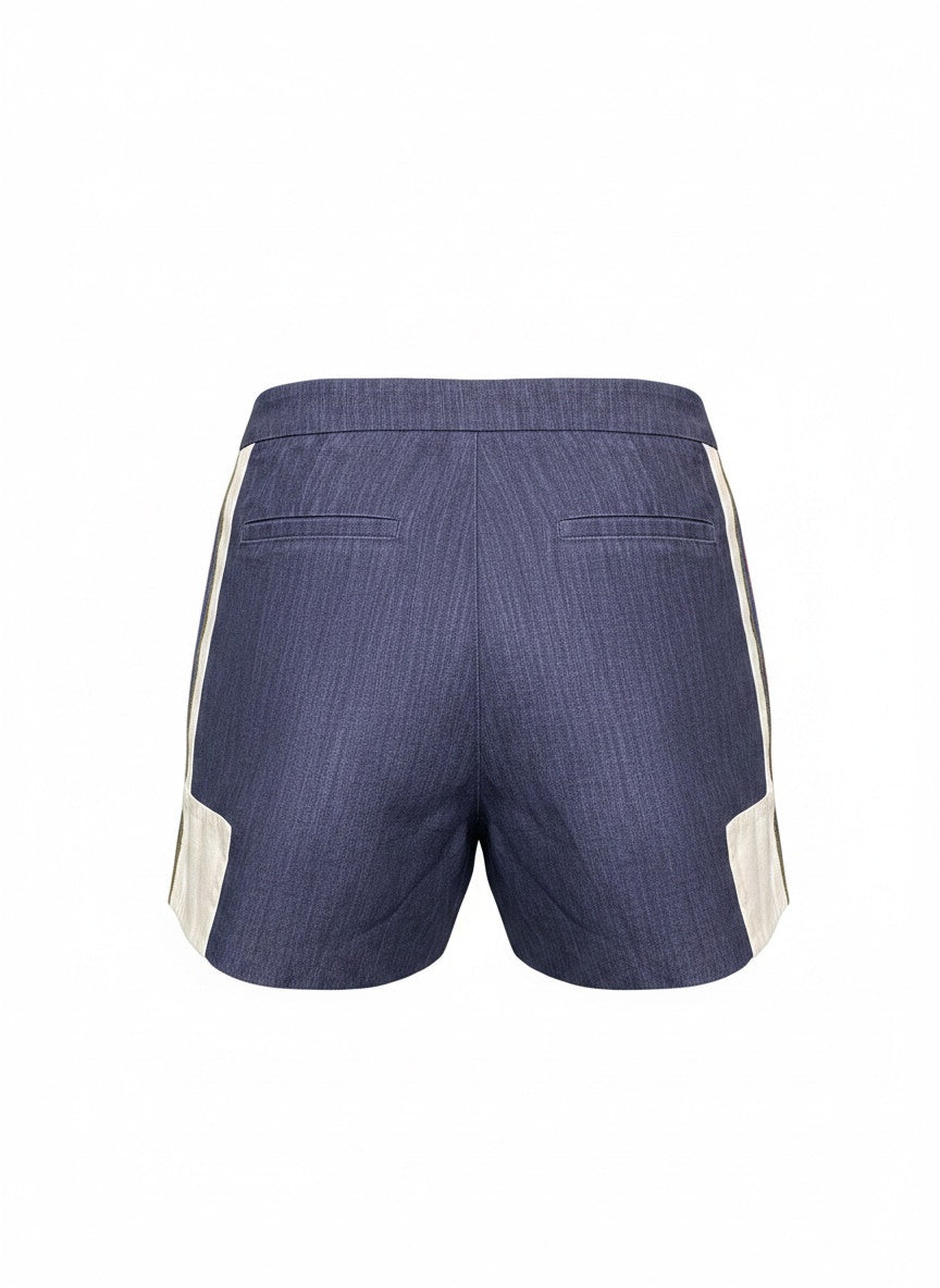 Zeus & Dione Tailored Denim Shorts - Size 38