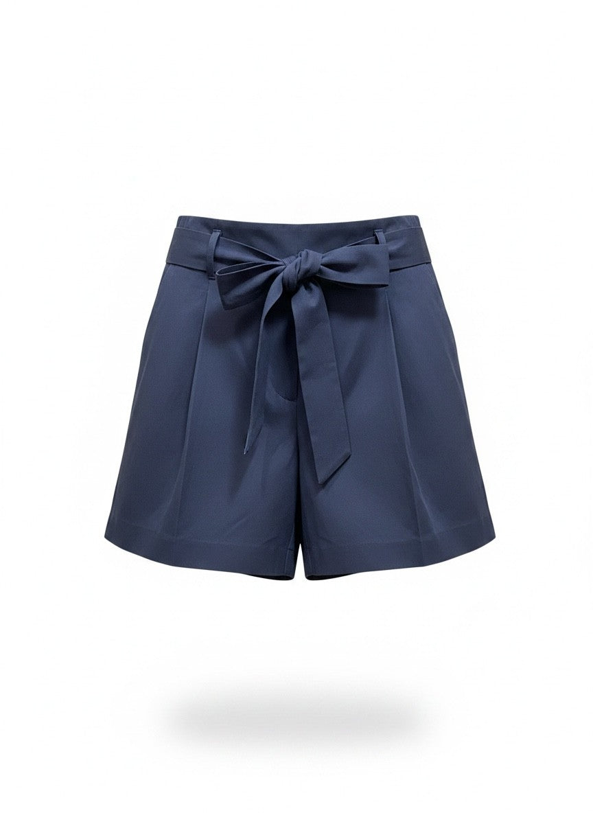 Zeus + Dione Navy Shorts with Embroidered Sides – Size 36