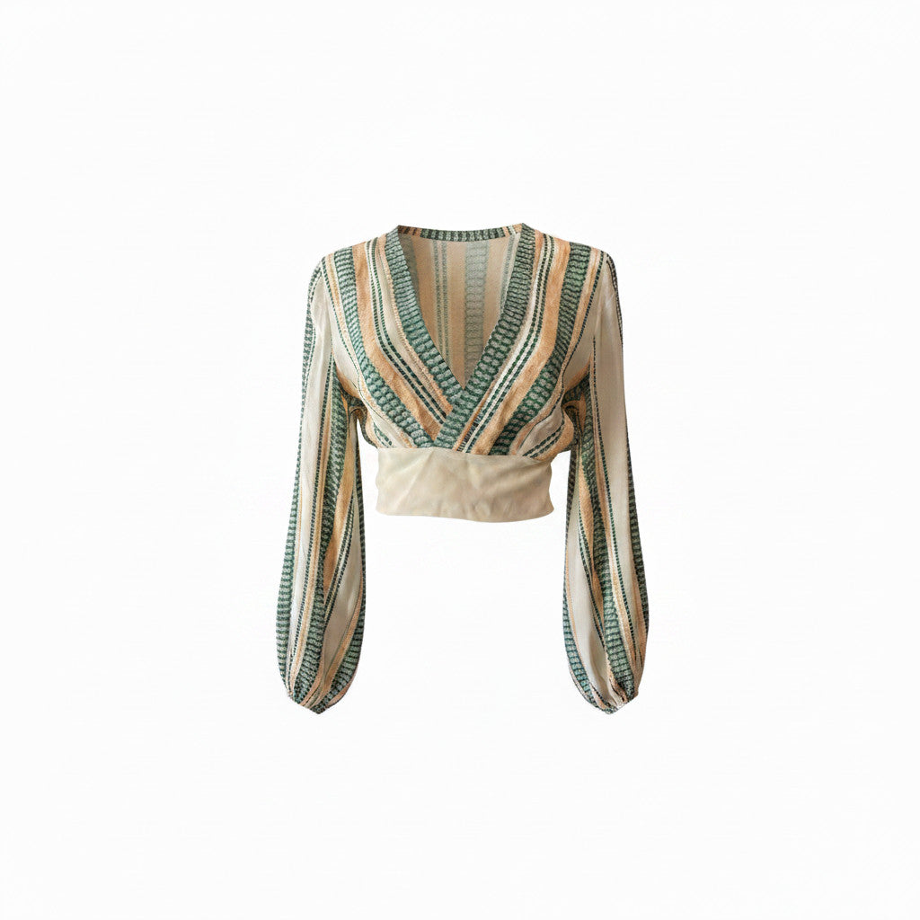 Zeus + Dione Wrap Top – Size 38
