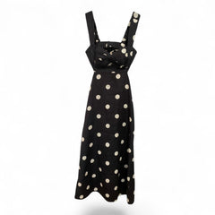 Zimmermann Polka Dot Midi Dress – Black & Ivory
