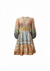 Zimmermann Anneke Lantern Mini Dress – Size 0 | Romantic Summer Icon