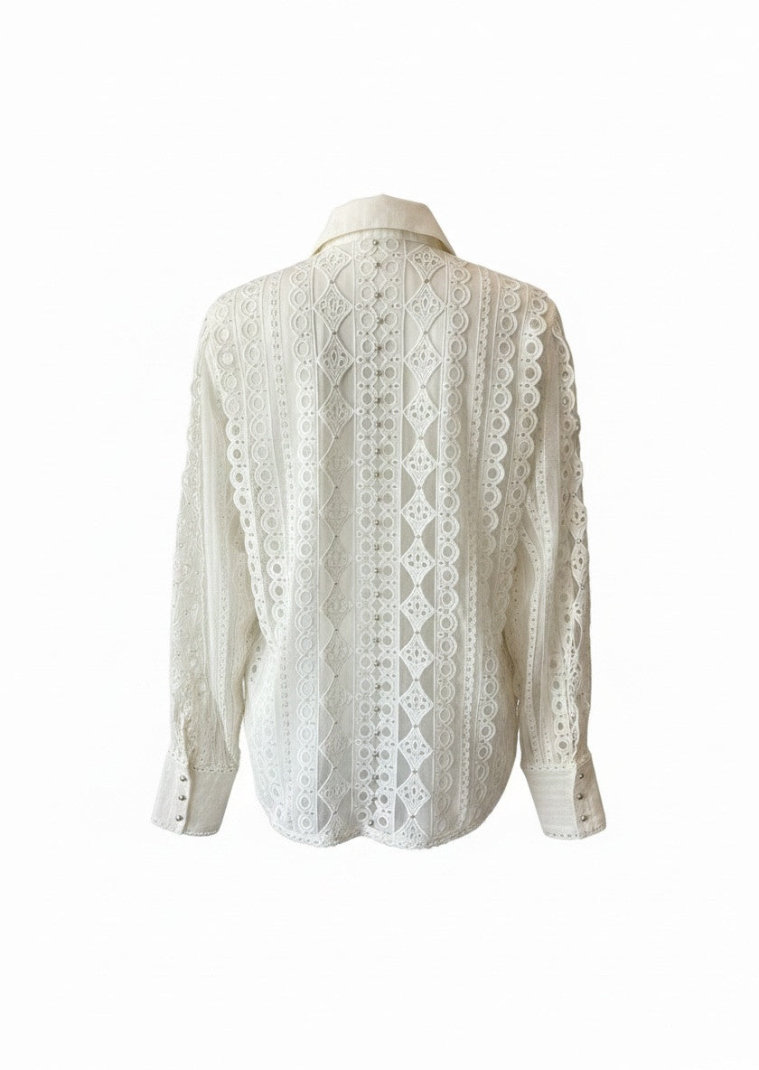 Zimmermann Moncur Beaded Blouse - Size 2