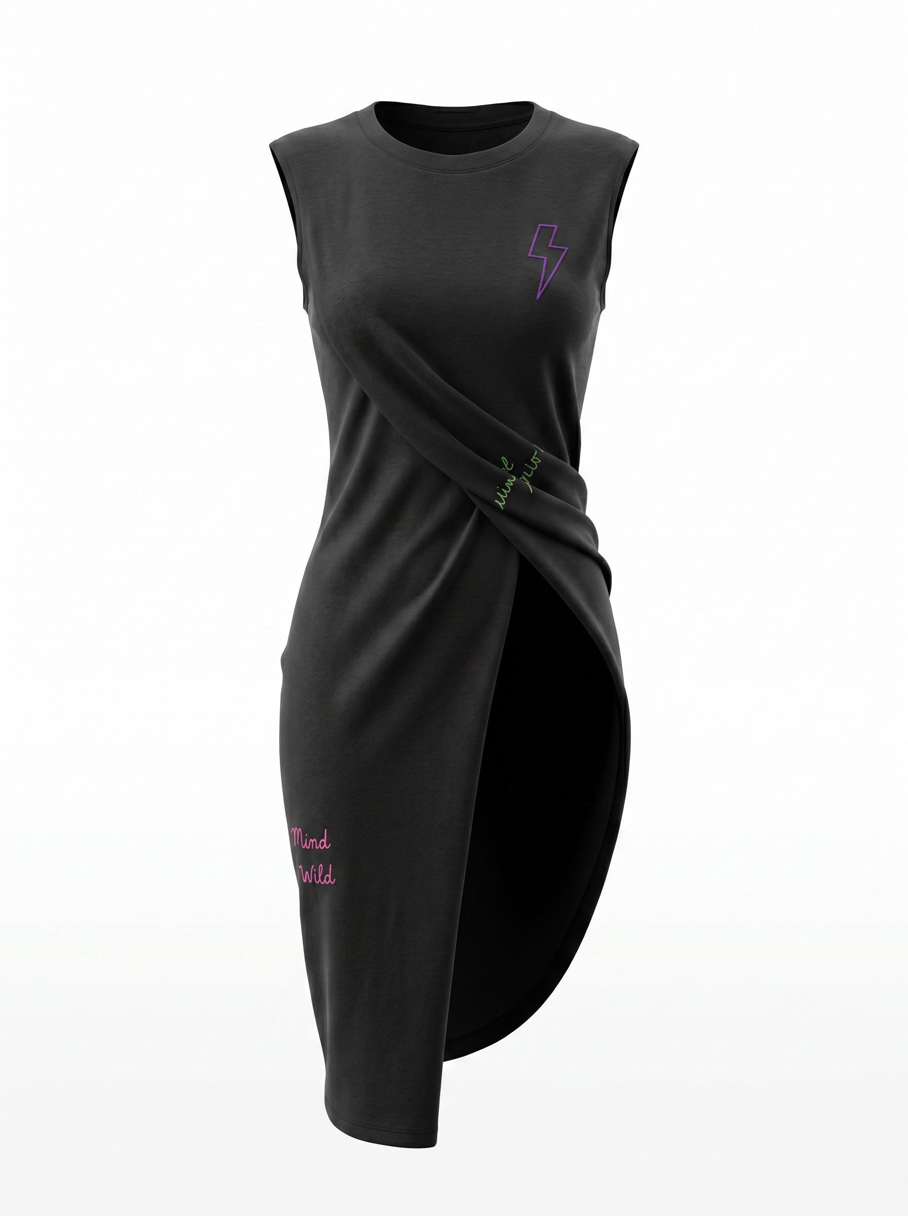 Zoek Black Beach Dress – Size One Size