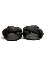 Chanel Padded Lambskin Braided Sandals | Modern Luxury Comfort – Size 40.5