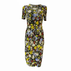 Erdem Essie Floral Print Jersey Dress - Size 8
