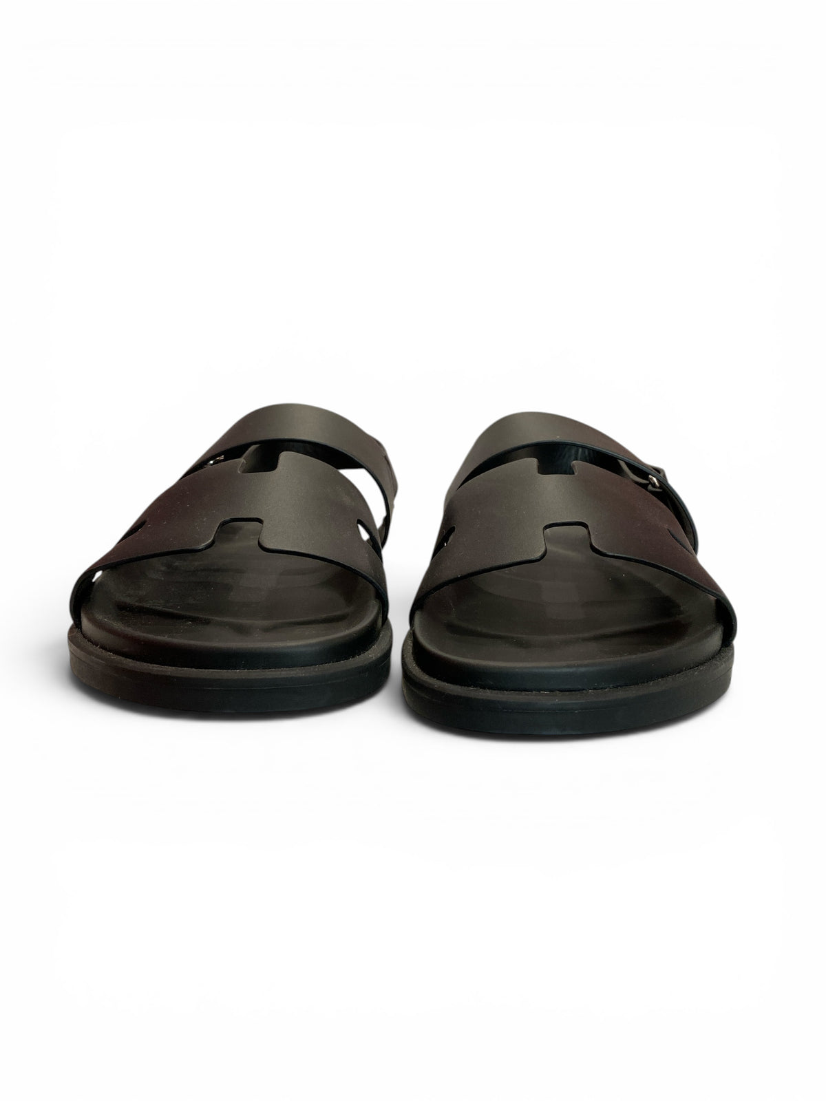 Hermès Genius Sandals Black – Size 40 (With Box)