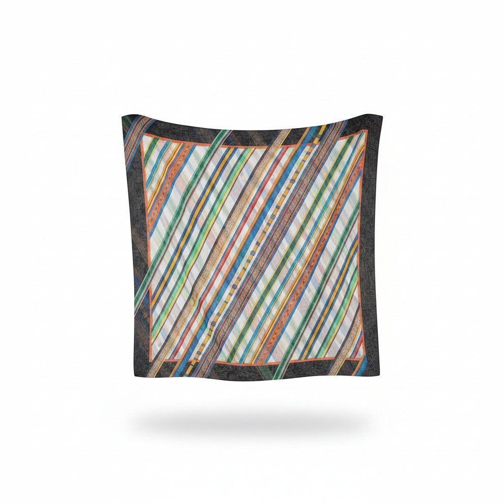 Hermès Silk Pareo Scarf Multicolor Wrap Beach Cover-Up