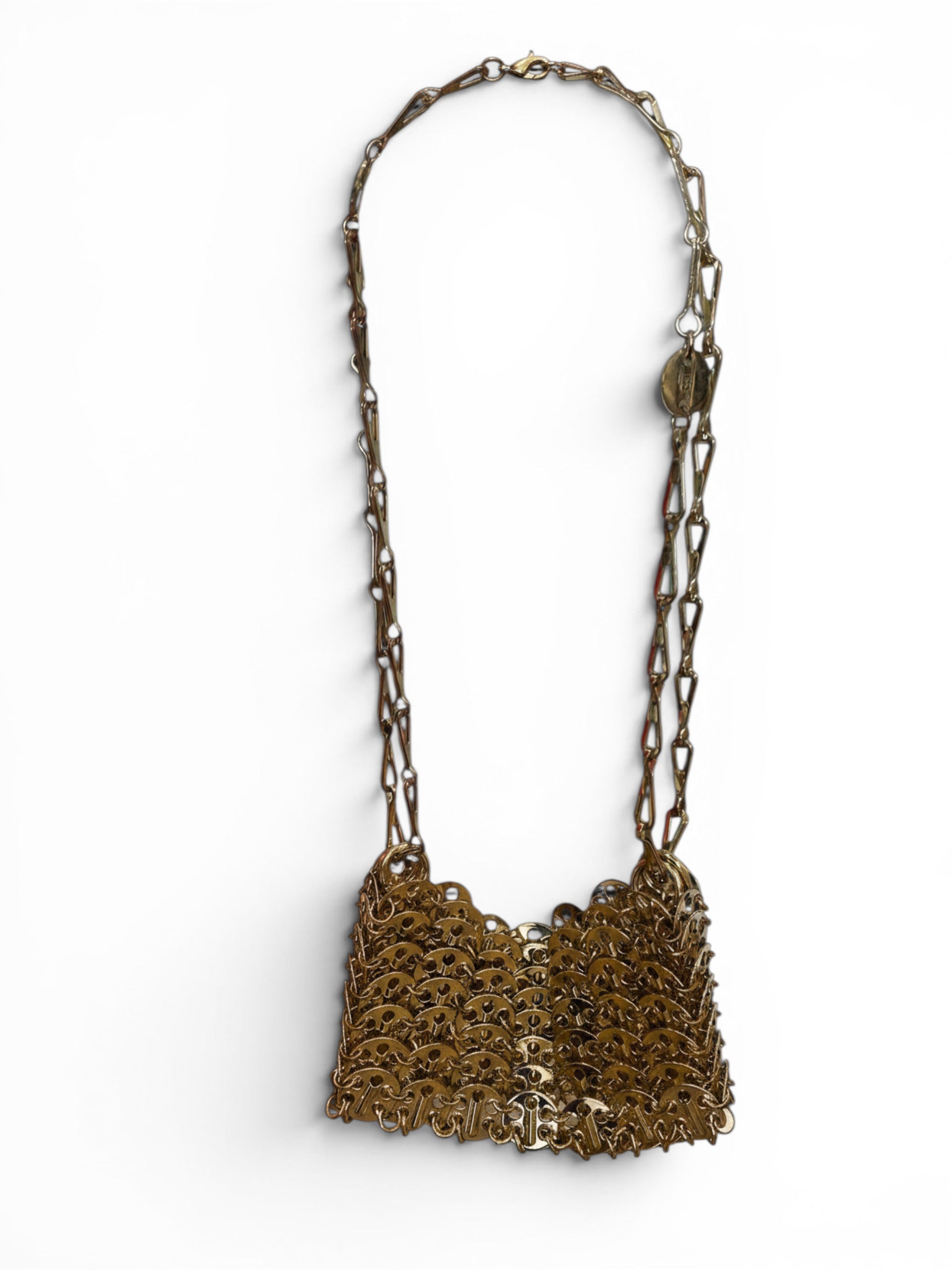 Paco Rabanne Iconic 1969 Shoulder Bag – Gold