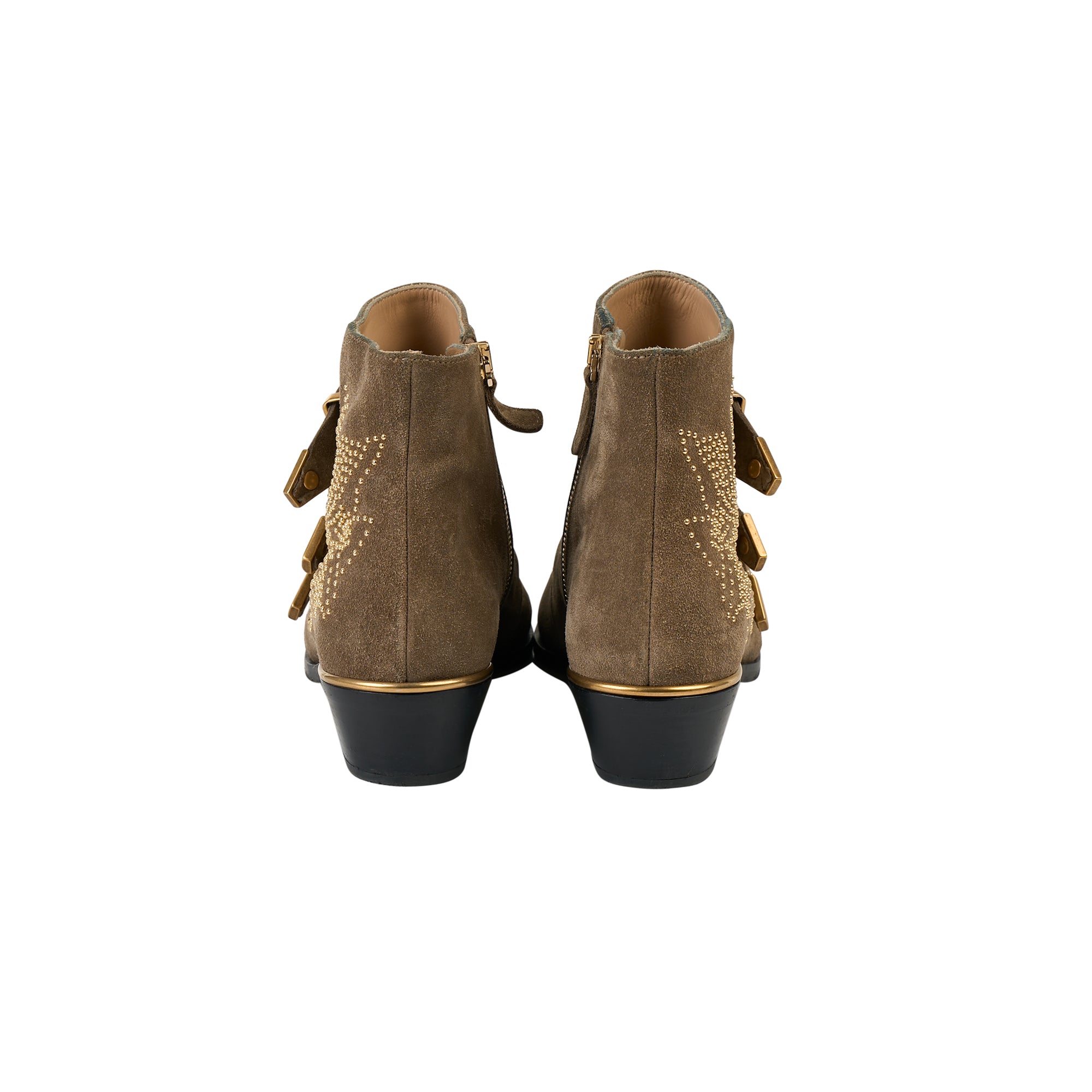 Chloe Brown Ankle Boots