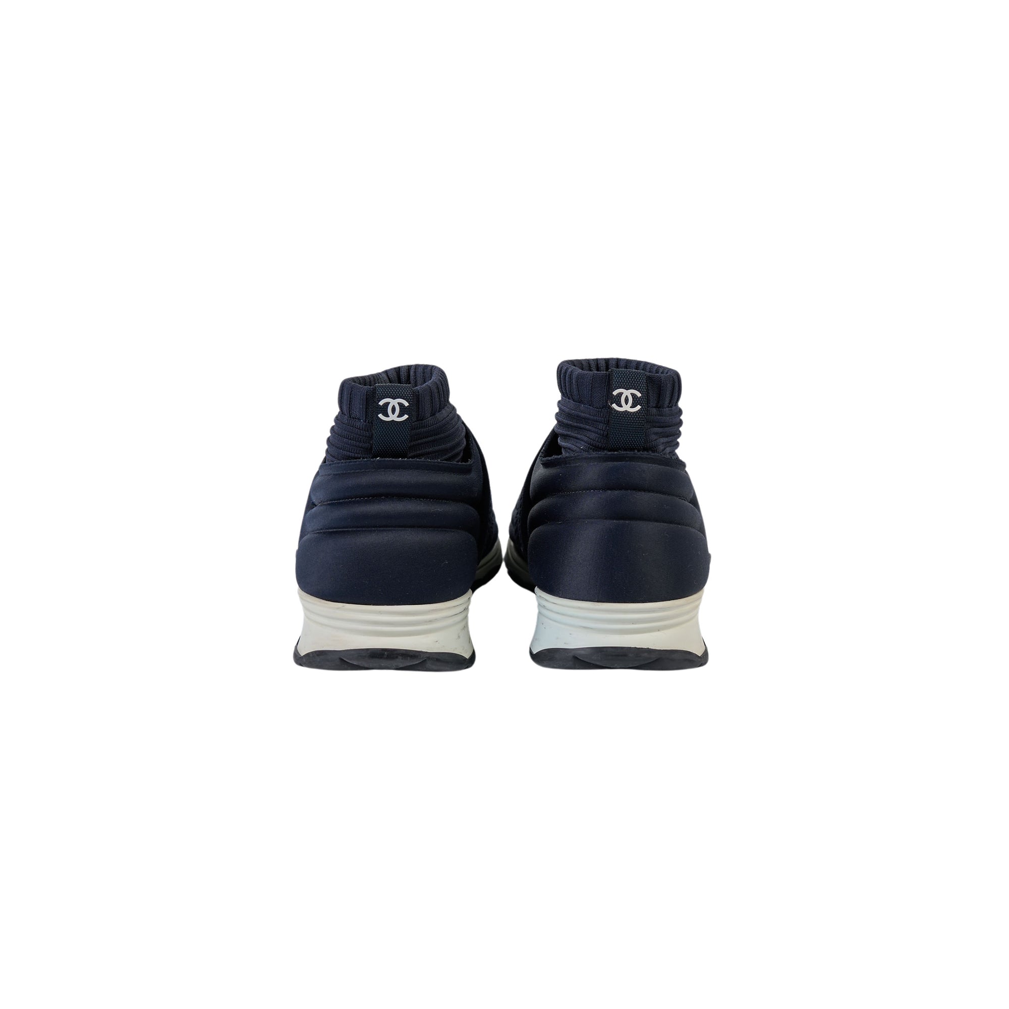 Chanel Navy Blue Sneakers