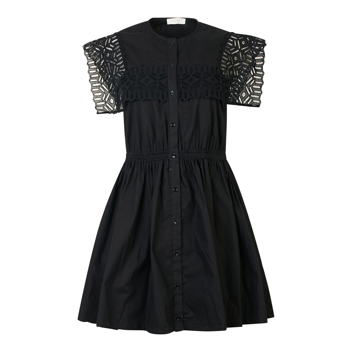 Vestido corto negro Sandro