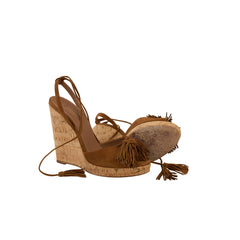 Aquazzura Brown Wedges