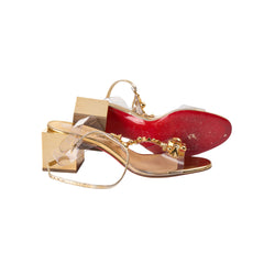 Christian Louboutin Salon De Mars PVC Studded Sandas