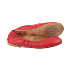 Ancient Greek Sandals Red Flats