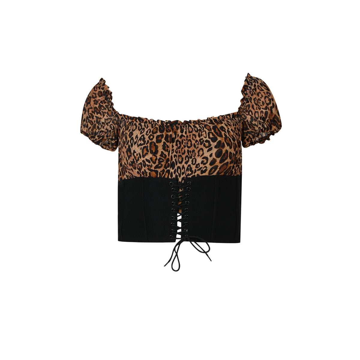 I Am Gia Leopard Corset