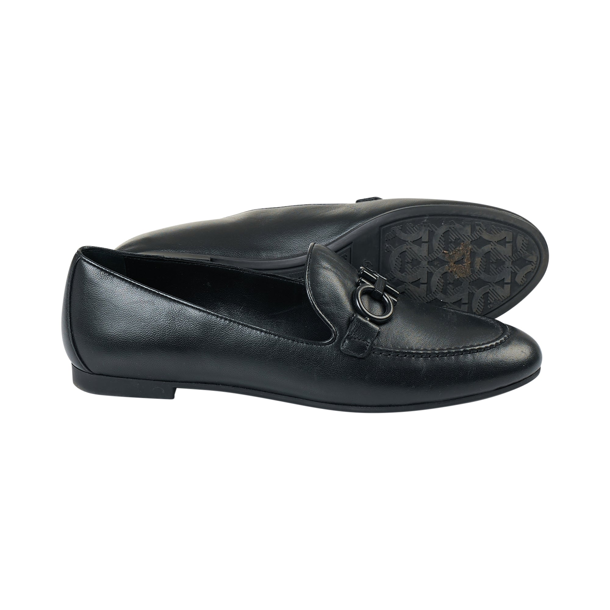 Salvatore Ferragamo Black Flats