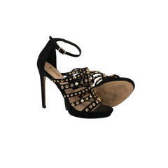 Carvela Black Stud Heels