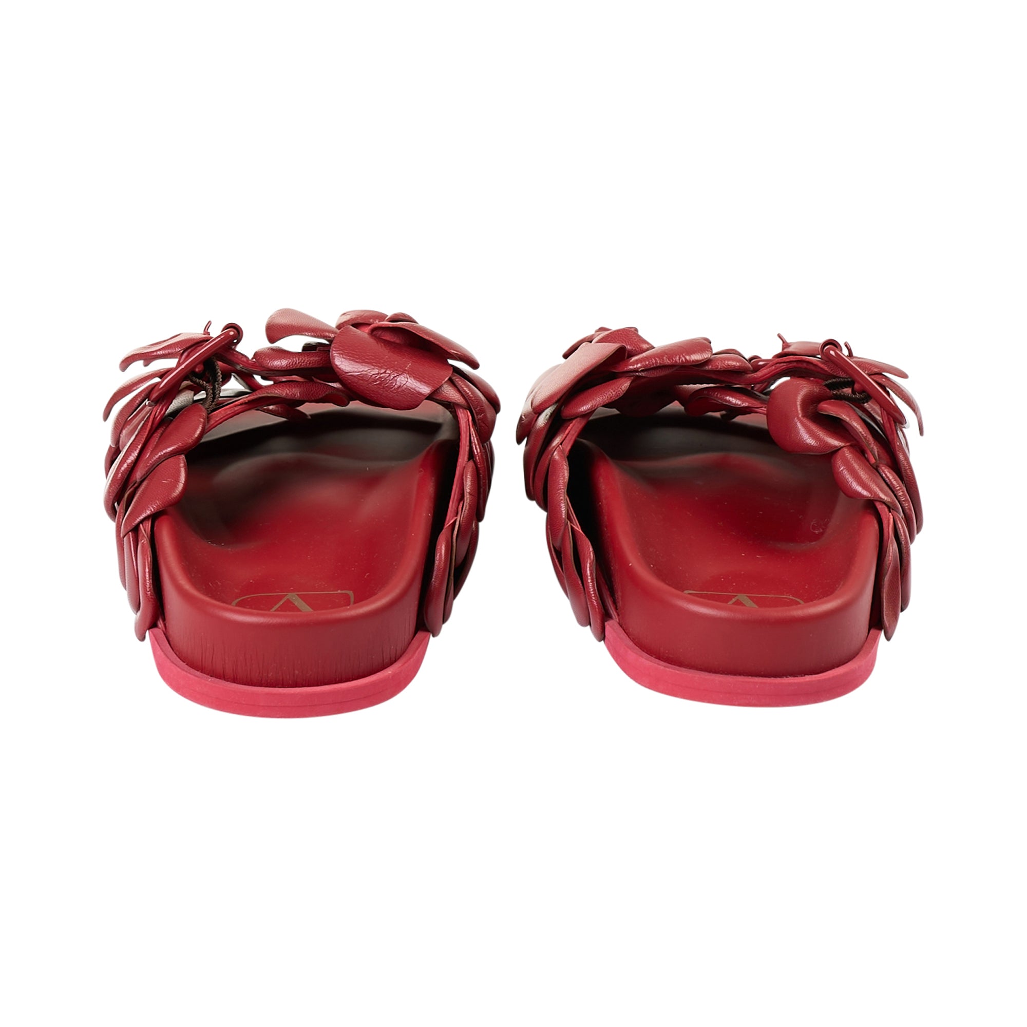 Valentino Slip-On Red Sandals