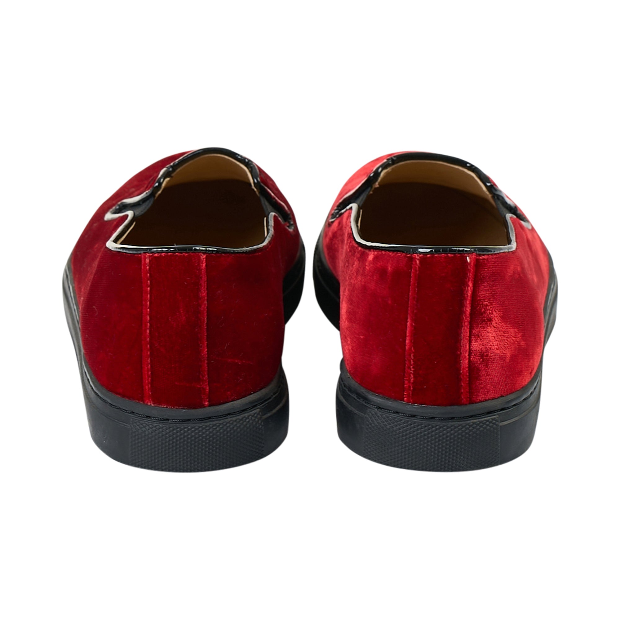 Charlotte Olympia Red Velvet Flat