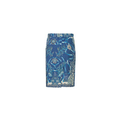 Roberto Cavalli Blue & White Skirt