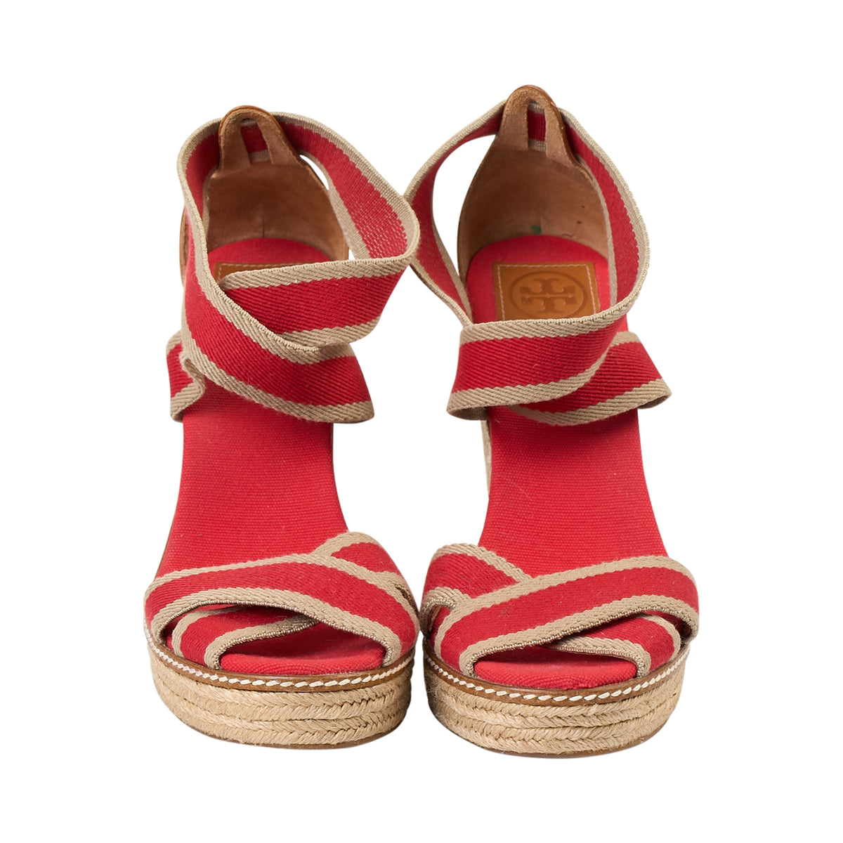 Tory Burch Red Wedges