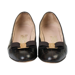 Salvatore Ferragamo Black Flats