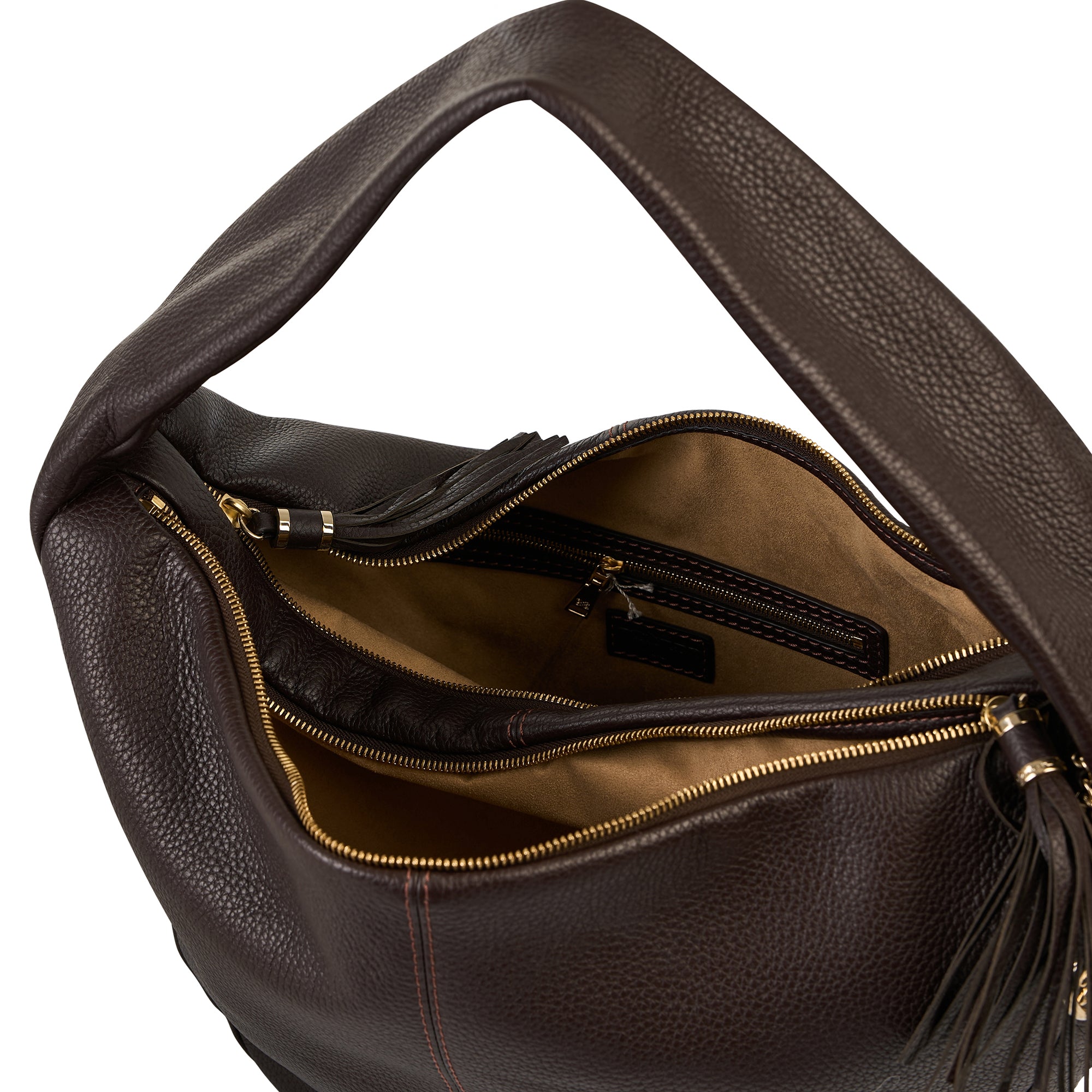 Lancel Dark brown Handbag