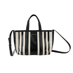 Balenciaga Black and White Handbag