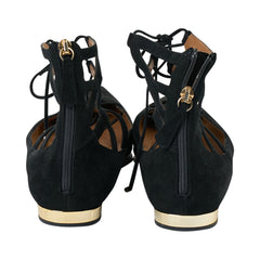 Aquazzura Black Flats