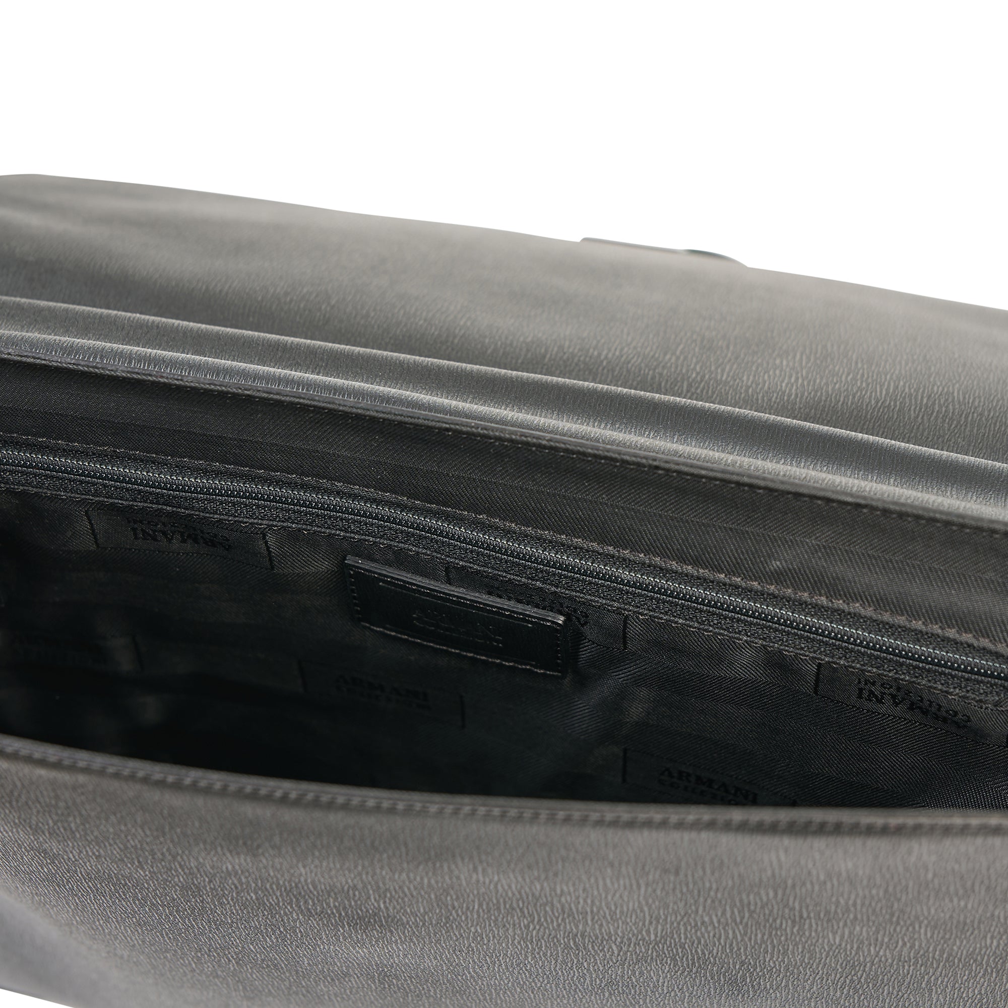 Armani Mens Black Brief Case