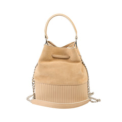 Τσάντα Elena Karavassili Beige Bucket