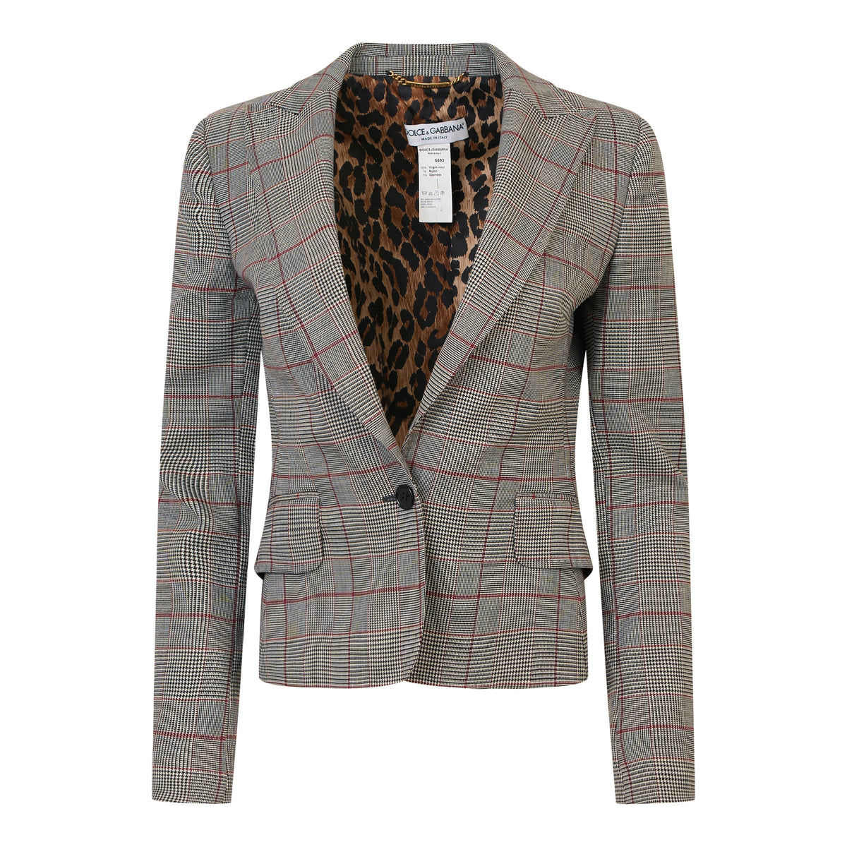 Dolce & Gabbana Plaid Blazer