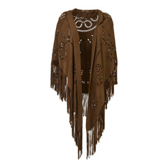 No brand suede shawl