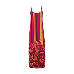 Amaris Bordeaux Long Dress