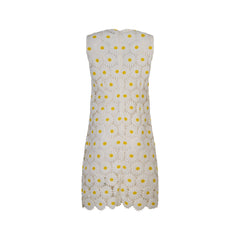 Clips White Flowers Dress