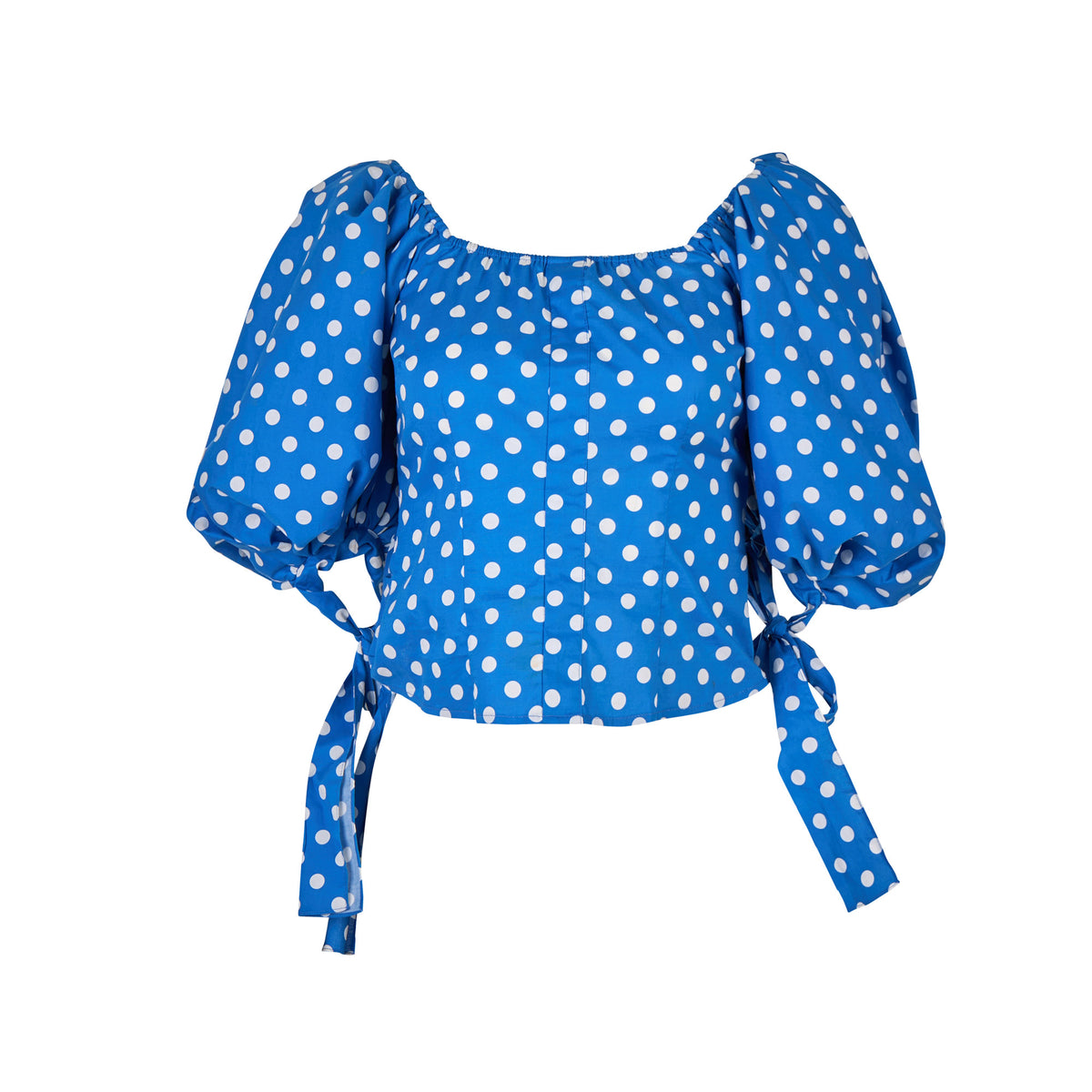 Caroline Constas Polka Dot Top