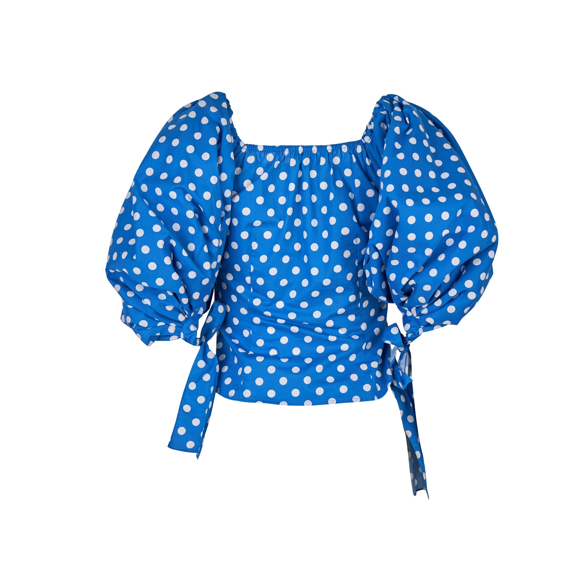 Caroline Constas Polka Dot Top