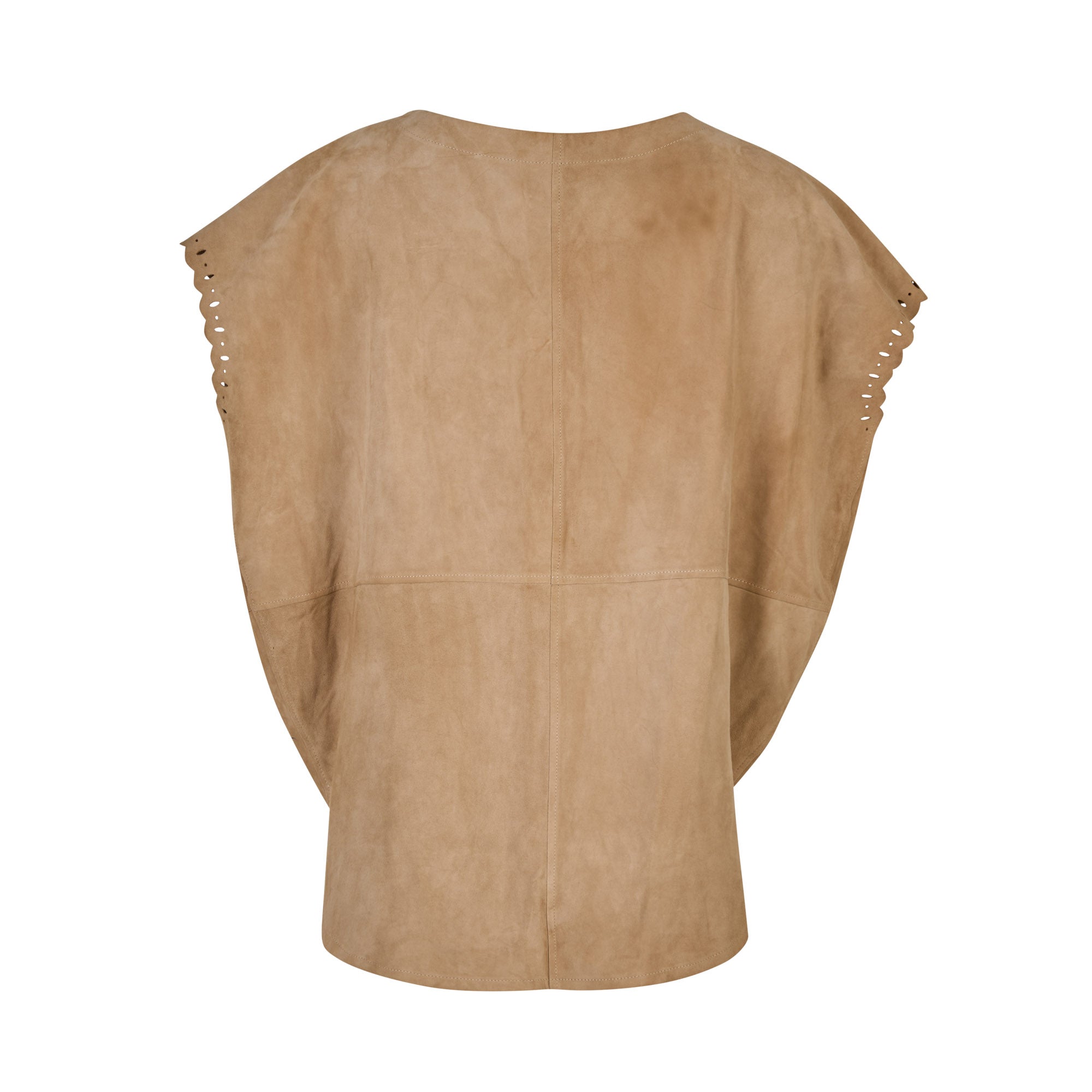 Cruciani Leather Blouse